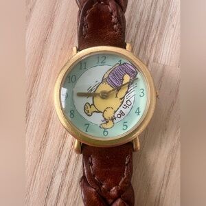 Vintage 90s Ingersoll Disney classic Pooh in honey jar watch NEW BATTERY